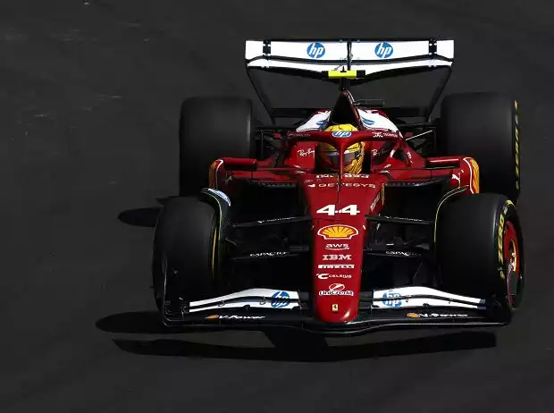 Lewis Hamilton (Ferrari SF-25) beim Formel-1-Rennen in China 2025 Titel-Bild zur News: Lewis Hamilton (Ferrari SF-25) beim Formel-1-Rennen in China 2025